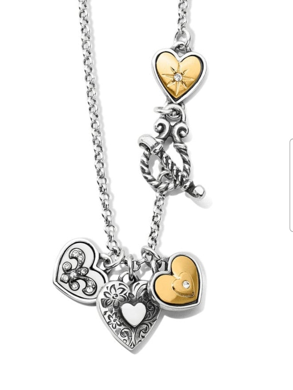 Brighton One Heart Charm Necklace - NWOT